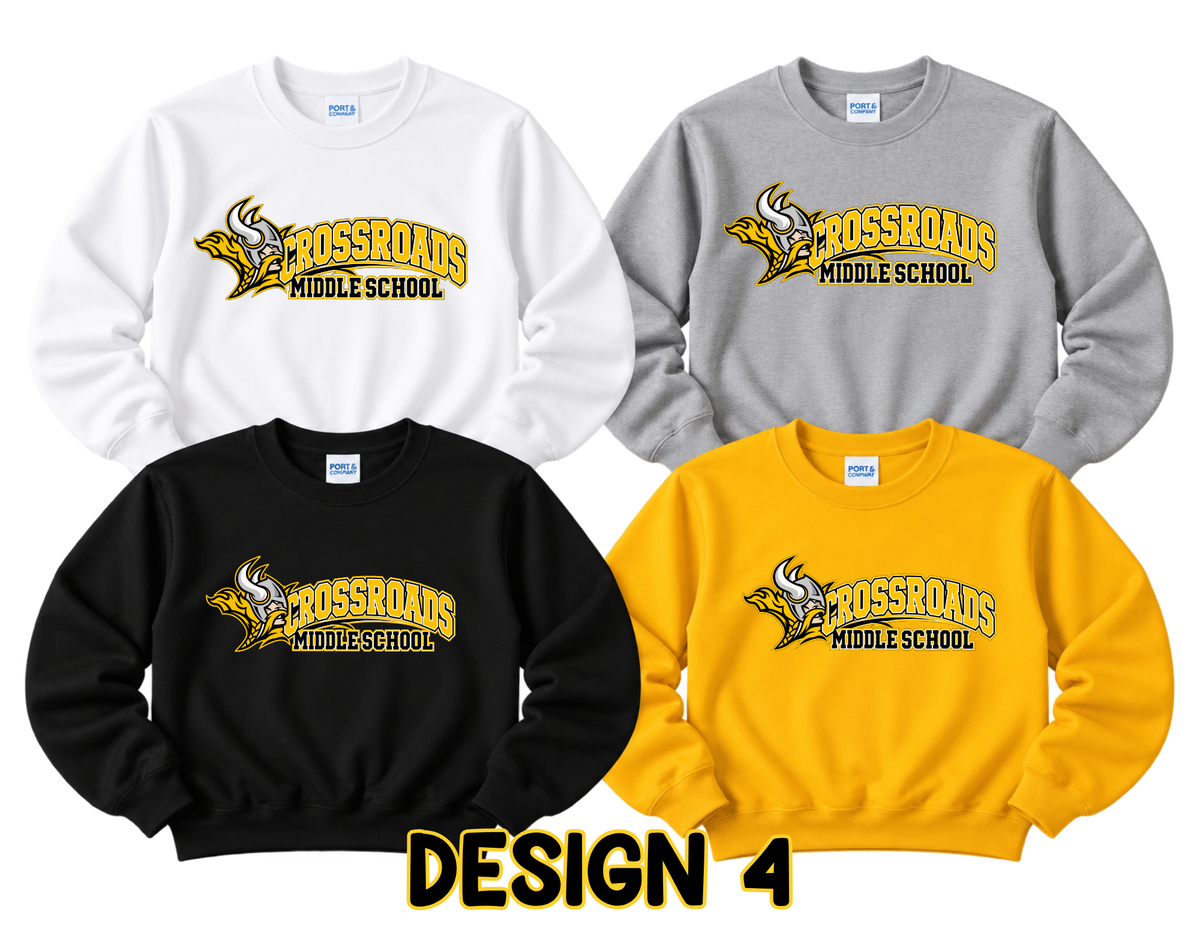 Crossroads Middle School - Crewnecks