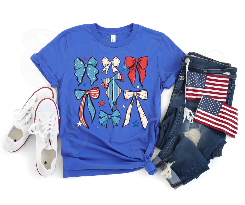 Red, White & Blue -- Patriotic Bows