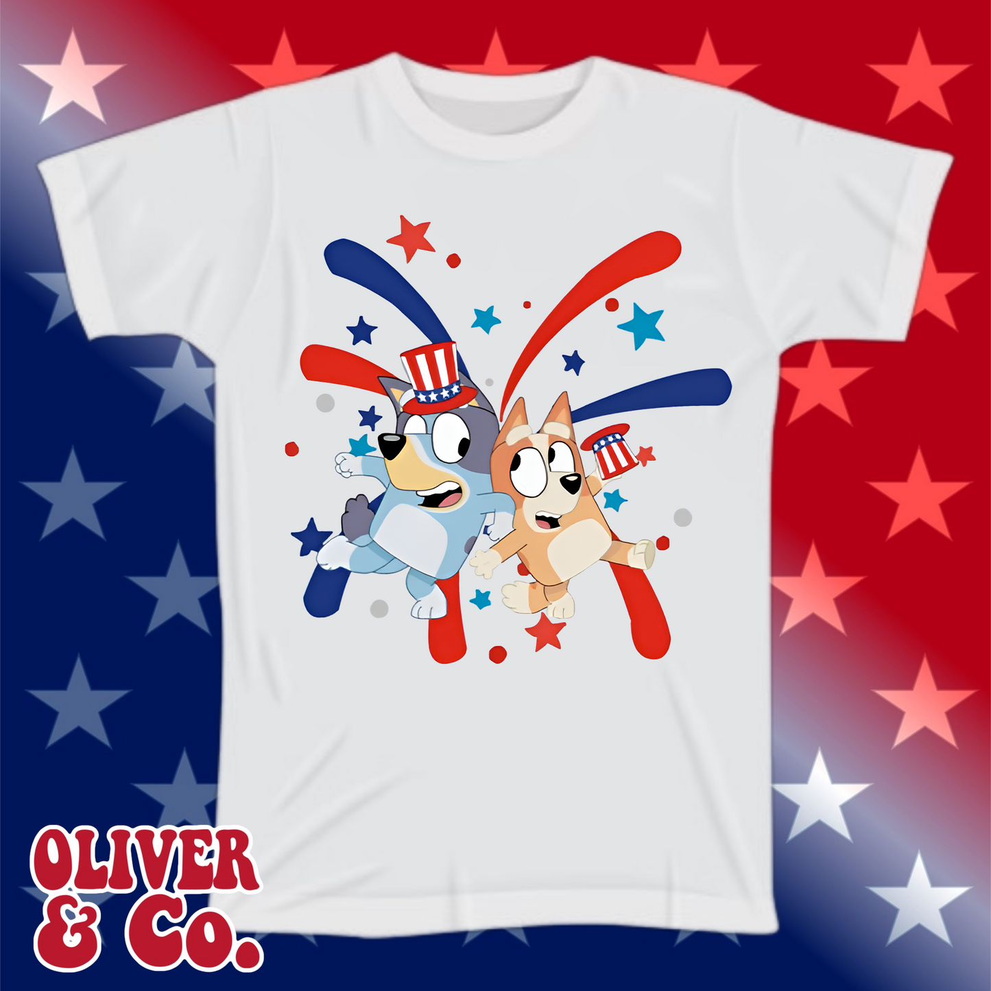 Red, White & Boom -- Bluey & Bingo Fireworks