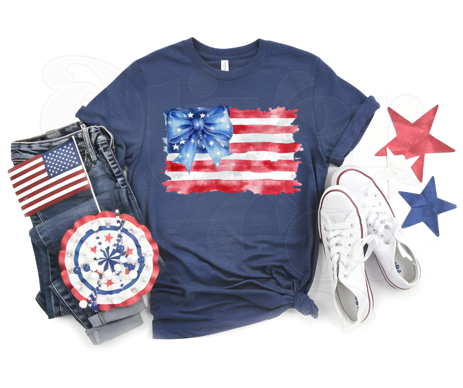 Red, White & Blue -- Bow Flag