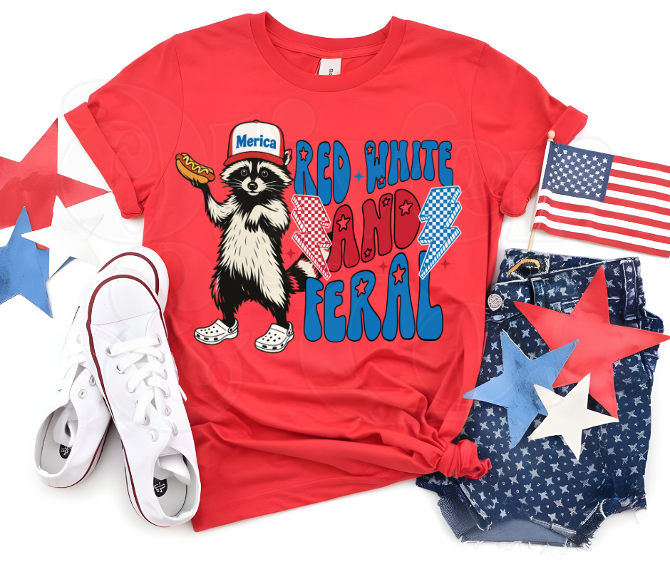 Red, White & Blue -- Red, White & Feral