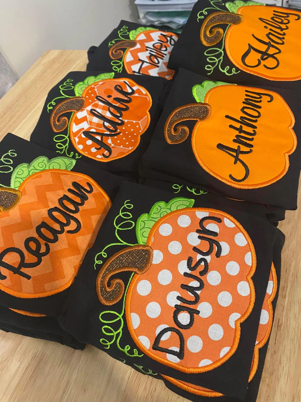 - Embroidered - Pre Order --> Embroidered Pumpkin