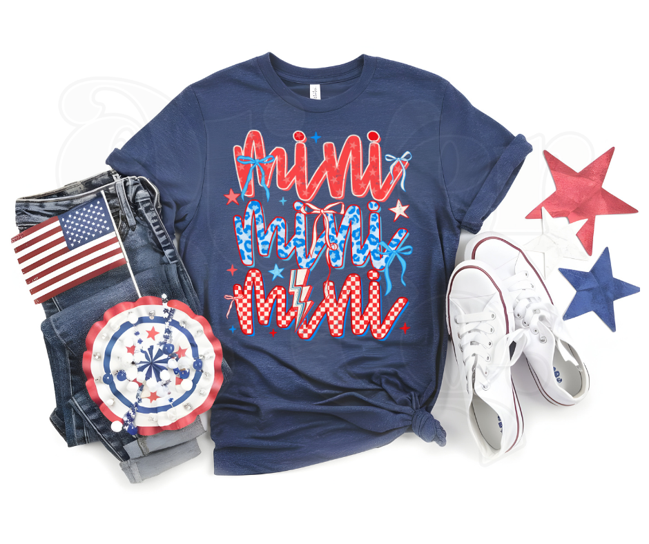 Red, White & Blue -- Mini x 3