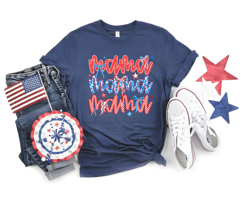 Red, White & Blue -- Mama x 3