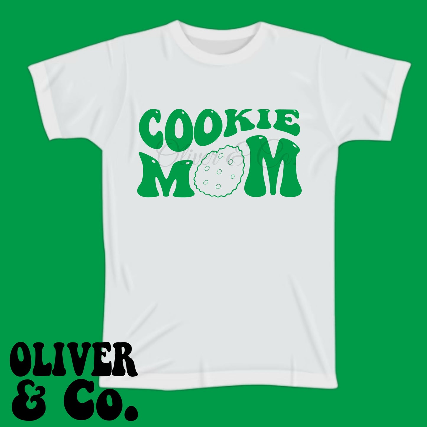 Peace Love Cookies -- Cookie Mom (Green)