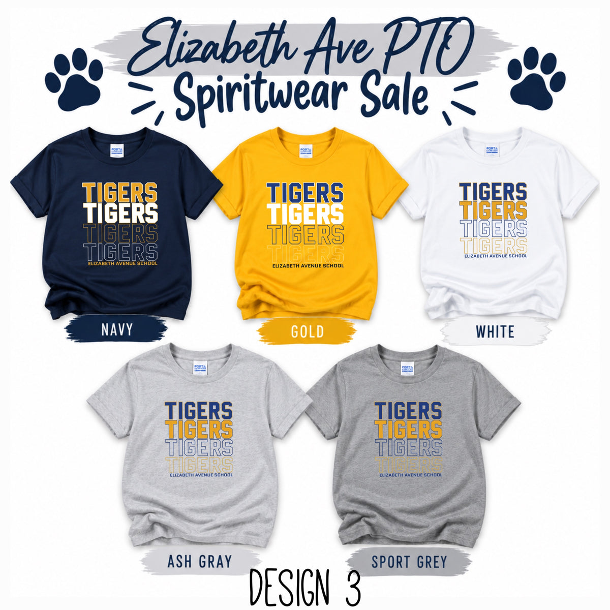 Elizabeth Avenue School - Spiritwear T-Shirts