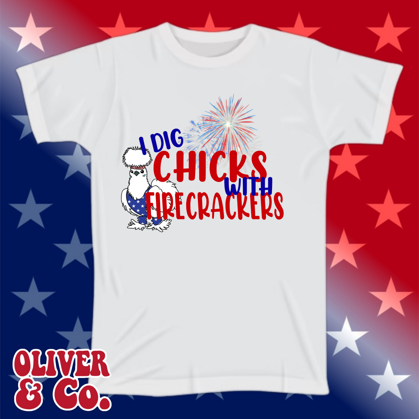 Red, White & Boom -- I Dig Chicks with Firecrackers