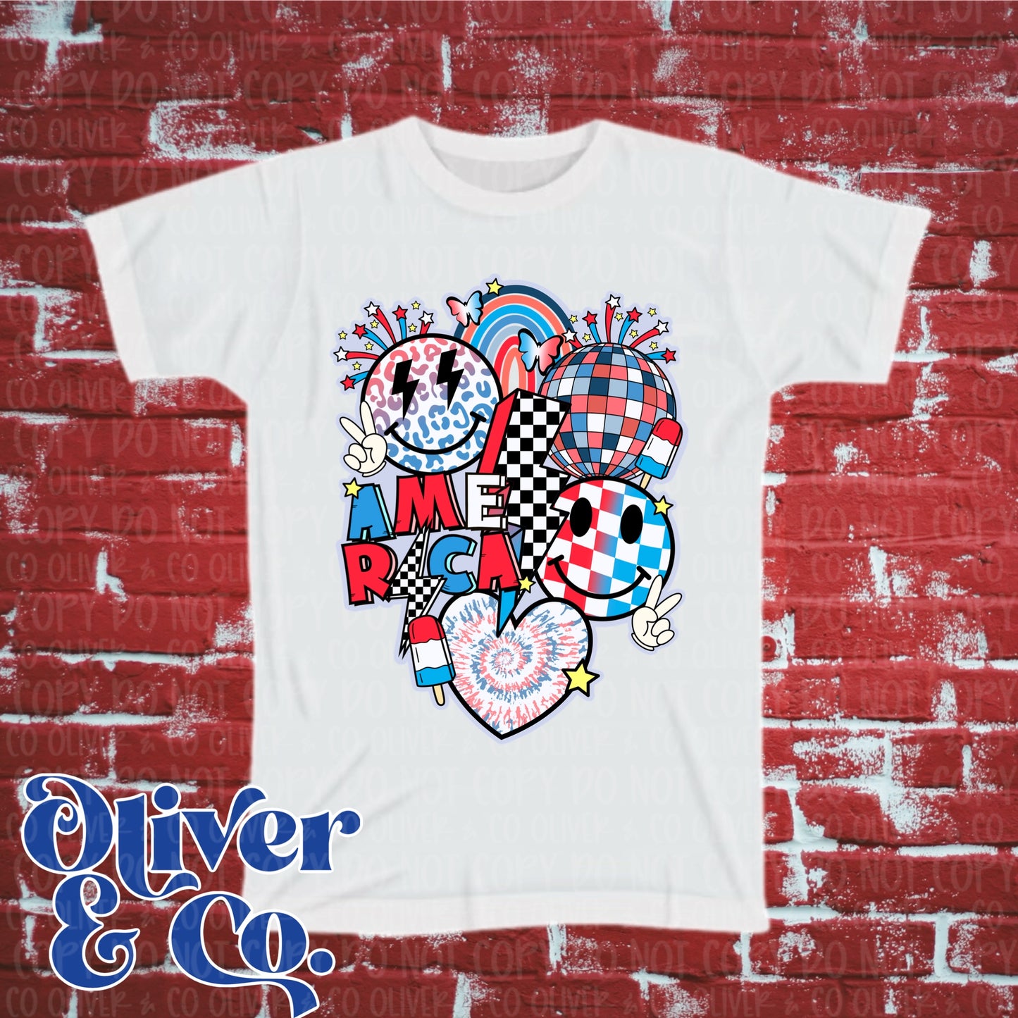 Red, White & Due! America Collage