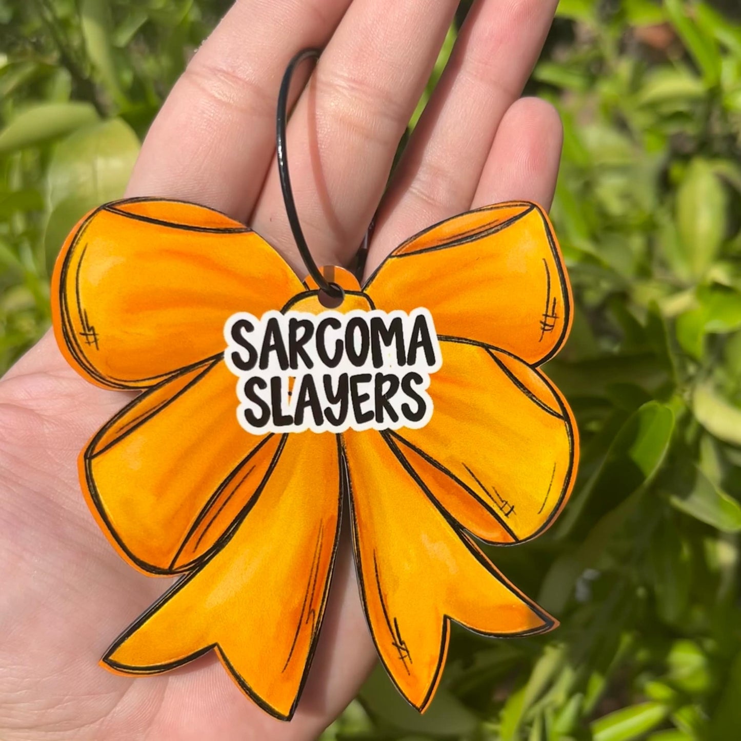 Sarcoma Slayers - Bow Bag Tag