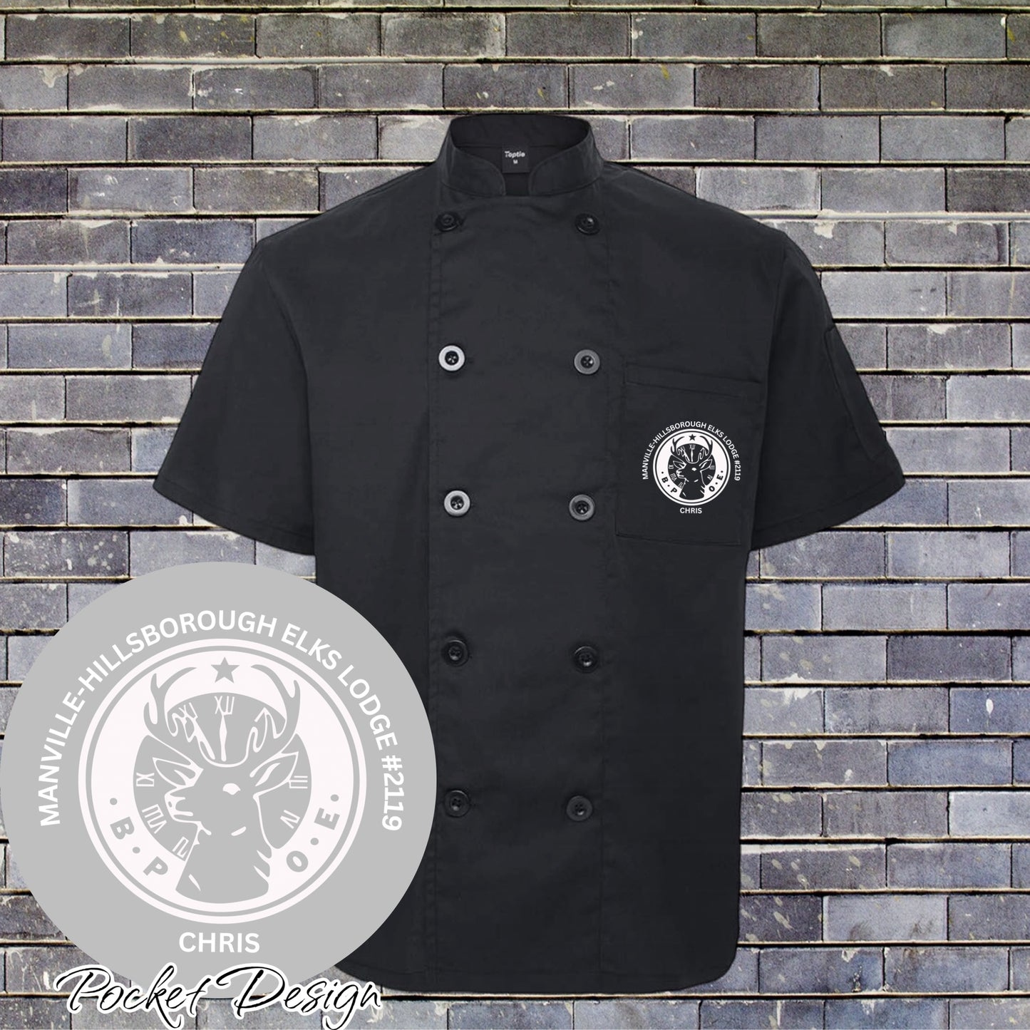 Elks Lodge #2119 - Chef’s Jacket