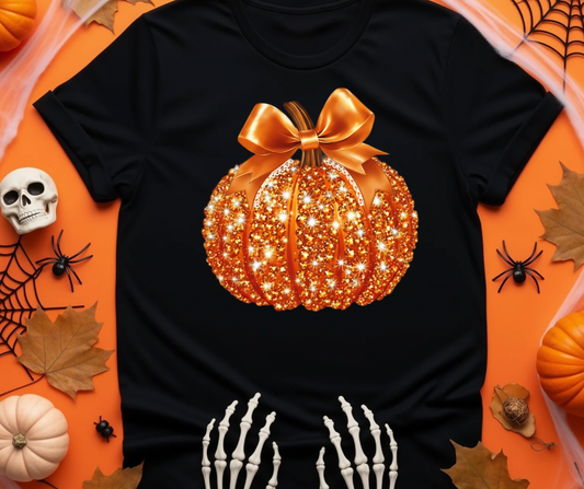 Let's Get Spooky -- Bedazzled Pumpkin
