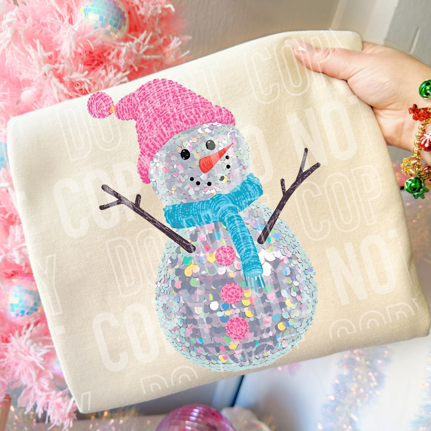 Christmas 2025 - Sequin Snowman