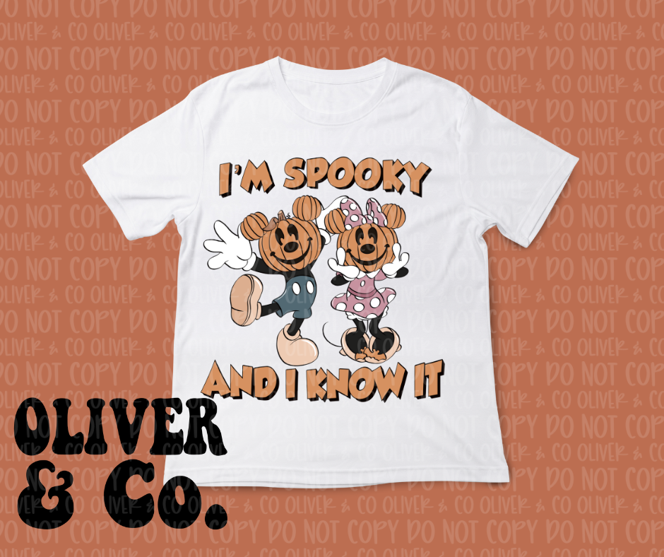 Spooky Halloween -- I'm Spooky & I Know It! (Orange)