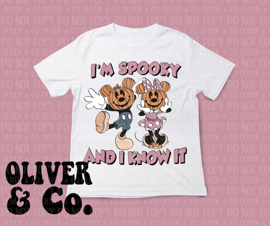 Spooky Halloween -- I'm Spooky & I Know It! (Pink)