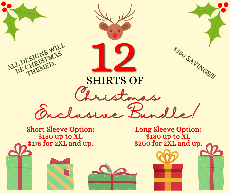 12 Shirts of Christmas Exclusive Bundle