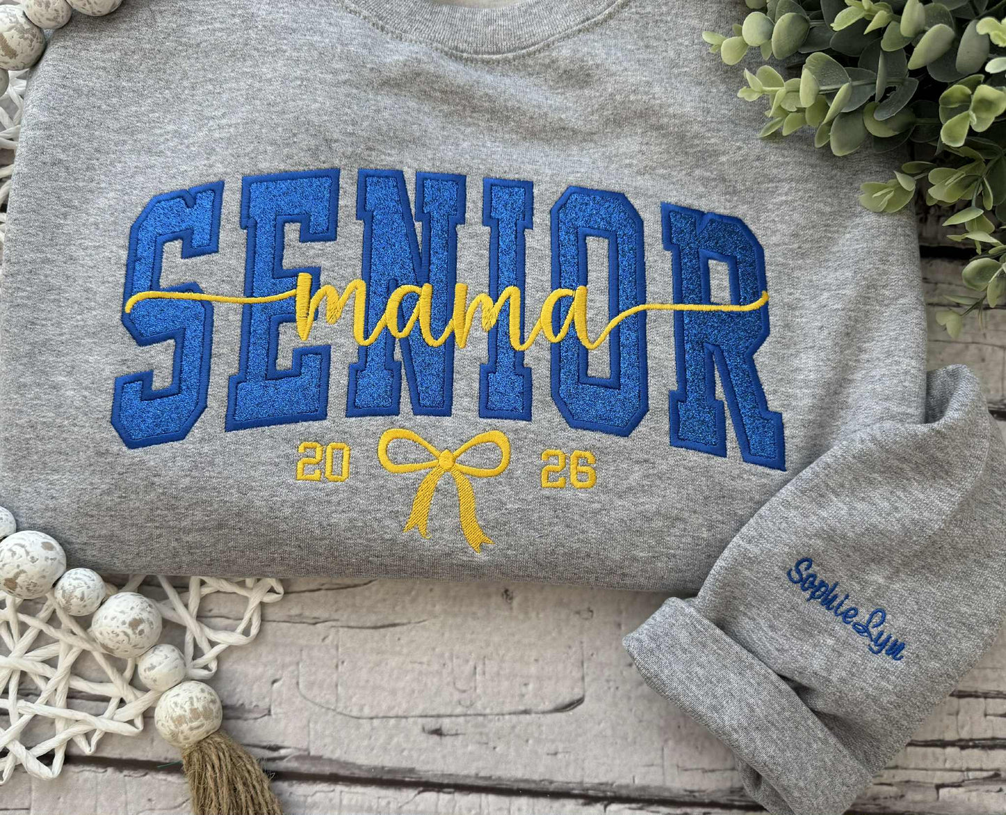 - Embroidered - Pre Order --> Senior Satin Embroidery