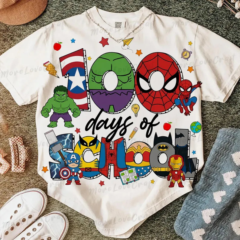 100 Days of School -- Superhero