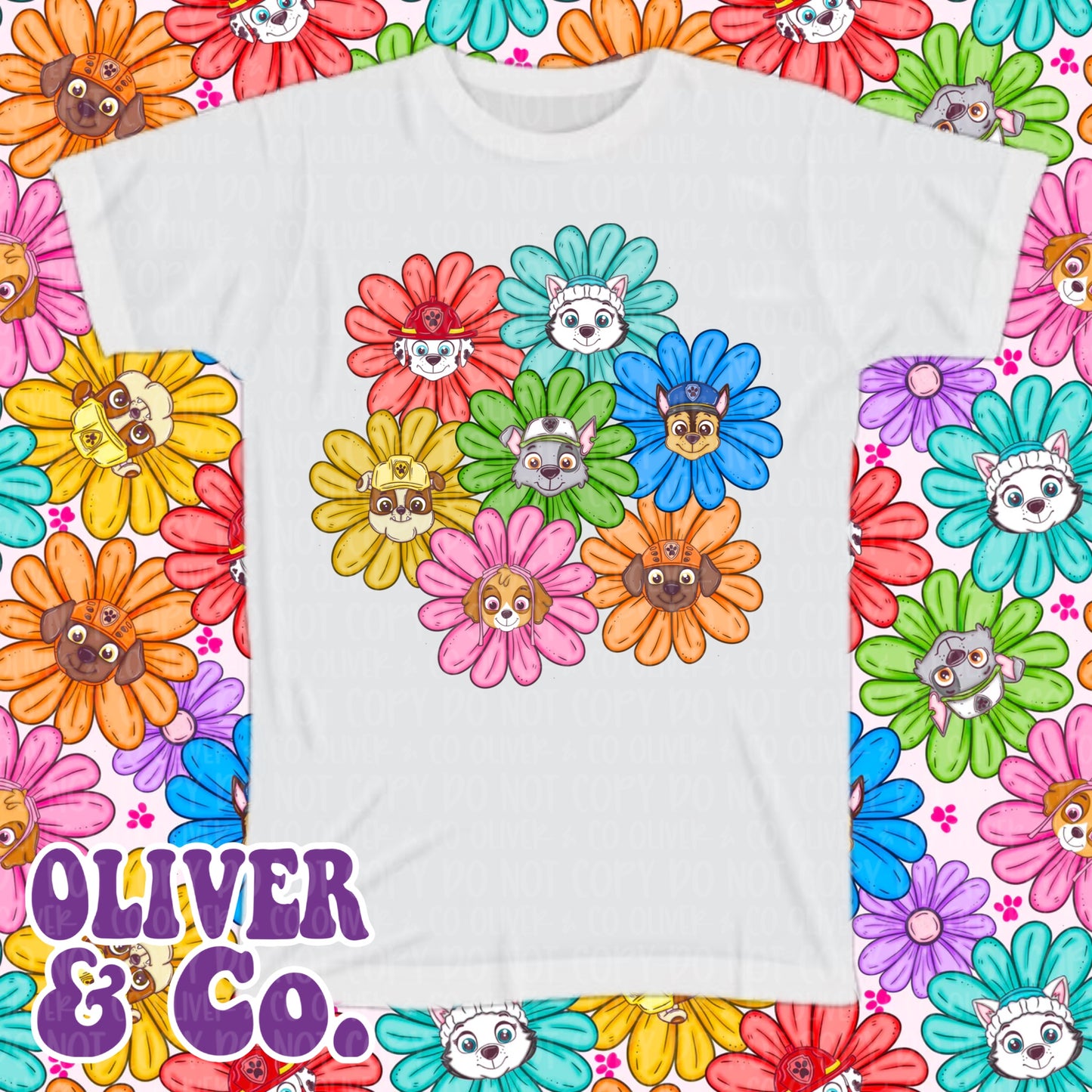 No Job Is Too Big, No Pup is Too Small -- Floral