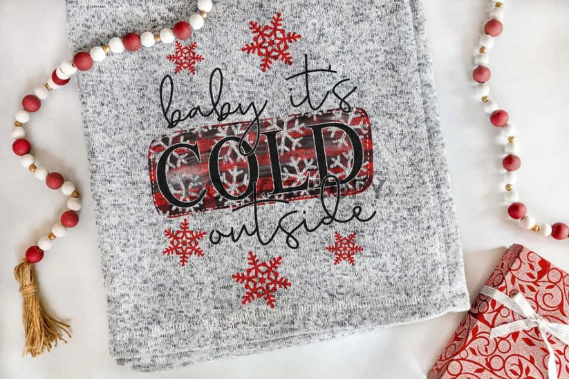 Baby It's Cold Outside Blanket