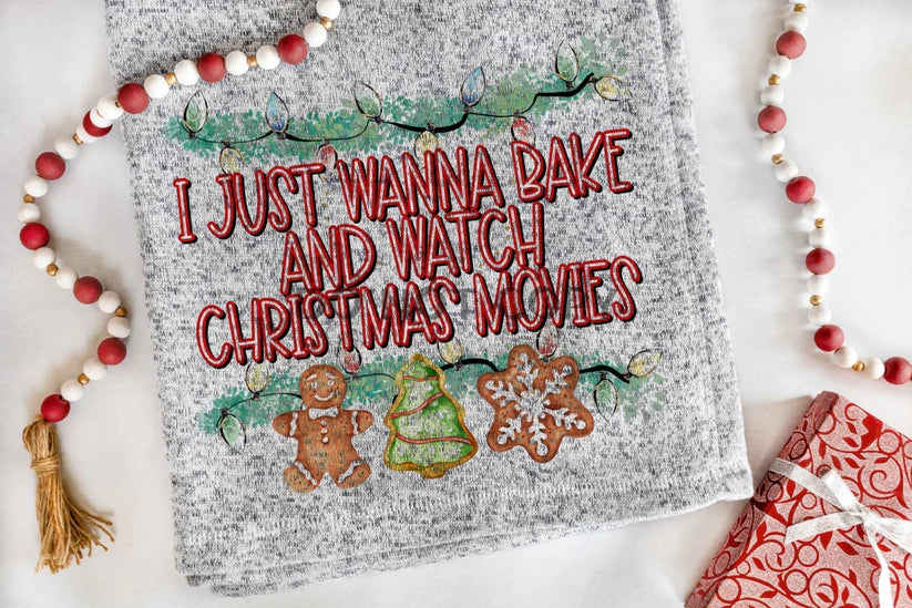 Bake & Watch Christmas Movies Blanket