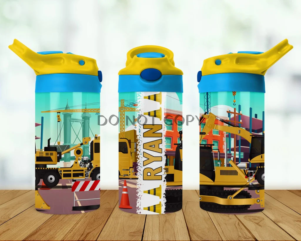 Construction Vehicles Kids Cup – Oliver & Co.