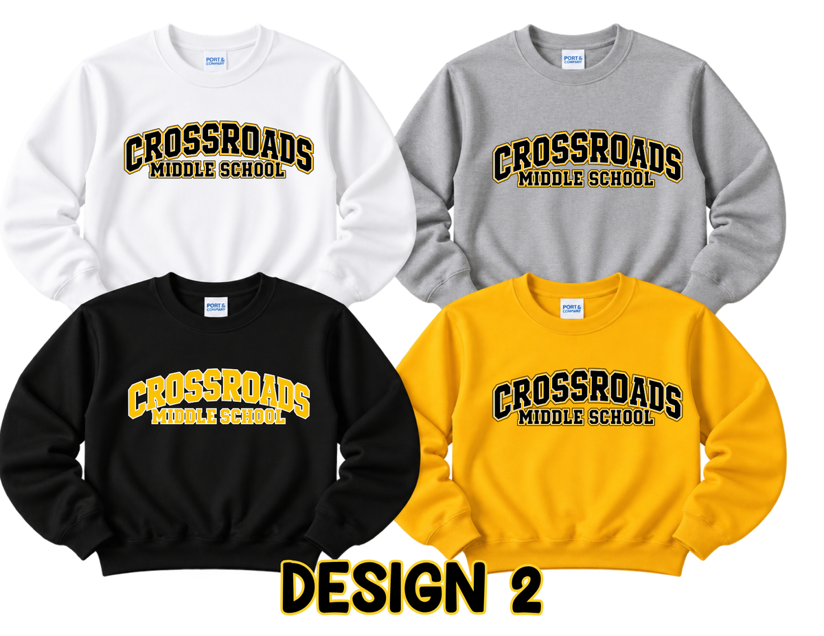 Crossroads Middle School - Crewnecks