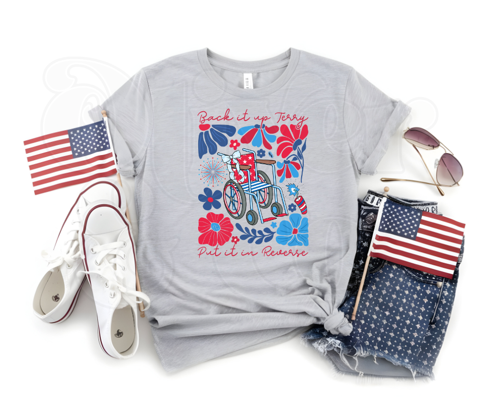 Red, White & Blue -- Back it Up Terry