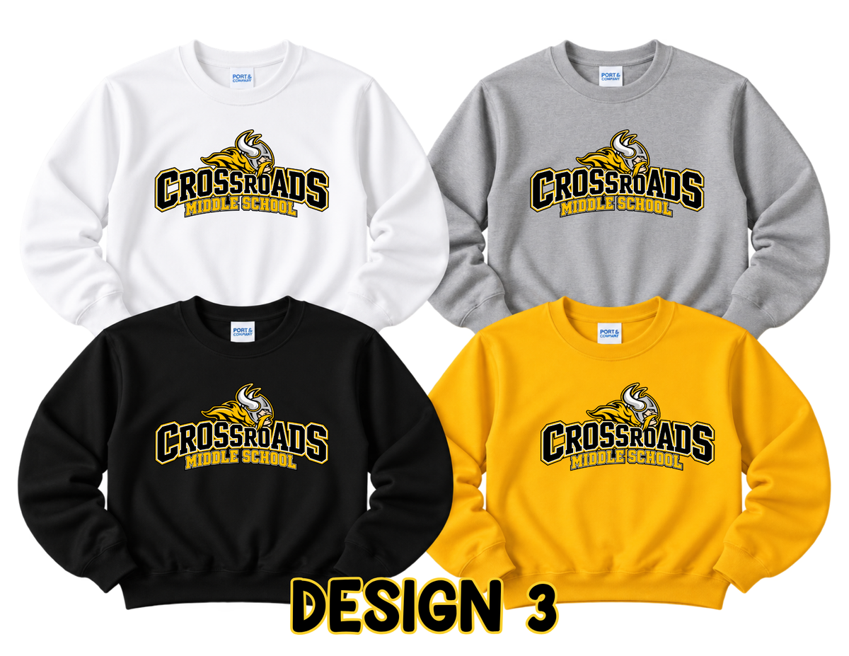 Crossroads Middle School - Crewnecks