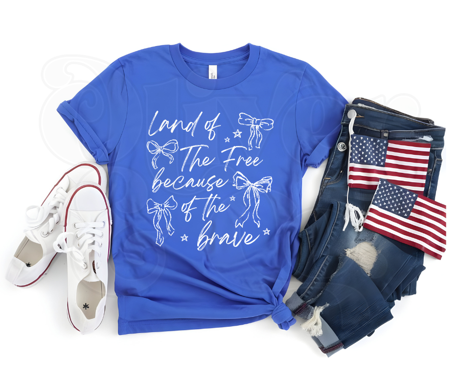Red, White & Blue -- Land of the Free (White)