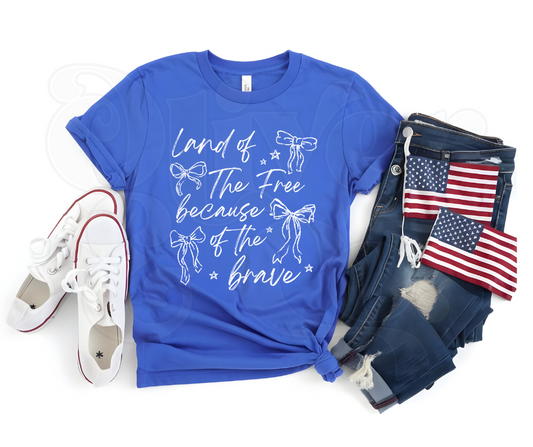 Red, White & Blue -- Land of the Free (White)