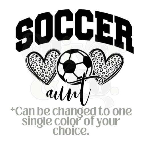 Soccer Aunt (Color Can Be Changed)