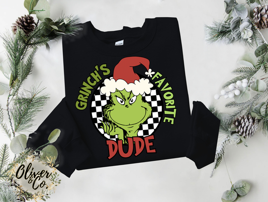 Christmas 2024 - Grinch's Favorite Dude (Green)