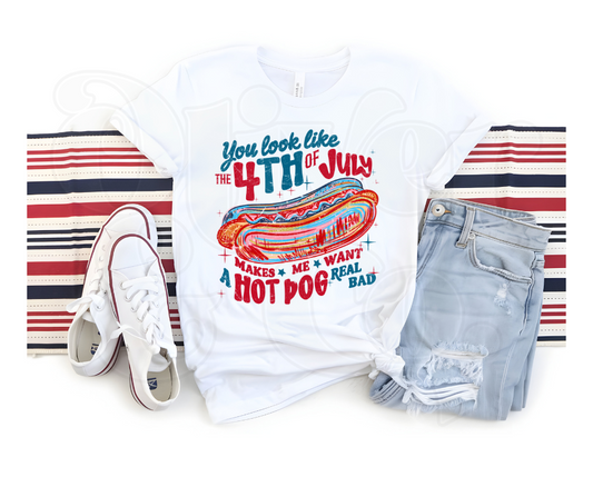 Red, White & Blue -- You look like the 4th of July . .