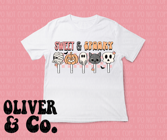 Spooky Halloween -- Sweet & Spooky (Pink & Orange)