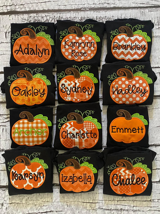 - Embroidered - Pre Order --> Embroidered Pumpkin