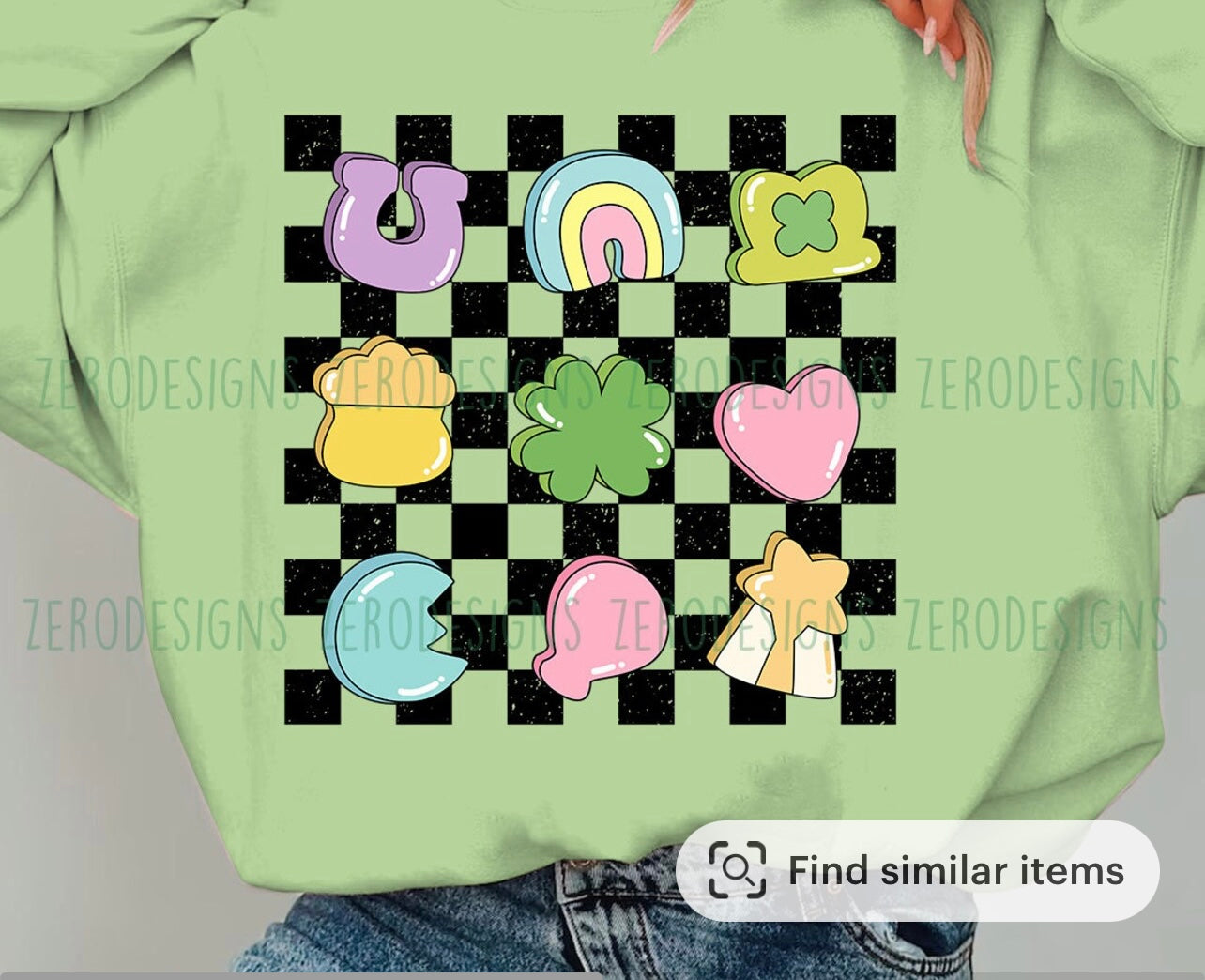 Feeling Lucky -- Lucky Charm Checkerboard