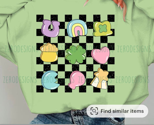 Feeling Lucky -- Lucky Charm Checkerboard
