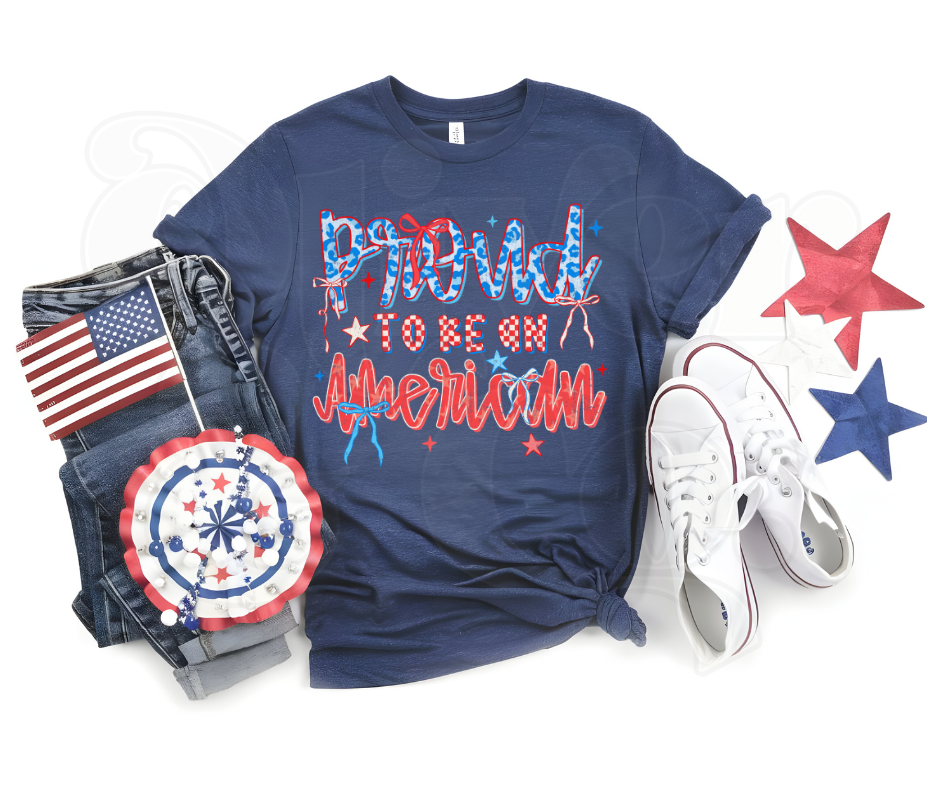 Red, White & Blue -- Proud to be an American