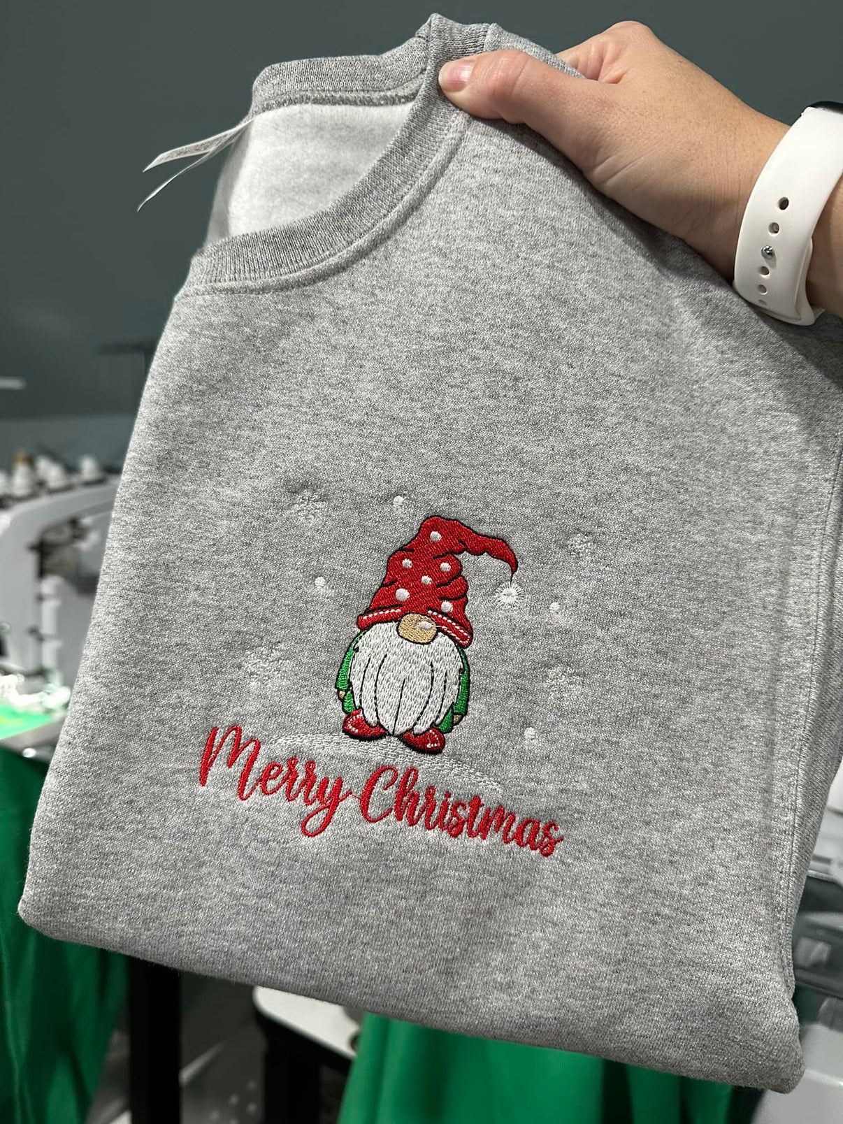 Embroidered - Pre Order --> Christmas Pocket Gnome