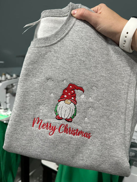 Embroidered - Pre Order --> Christmas Pocket Gnome