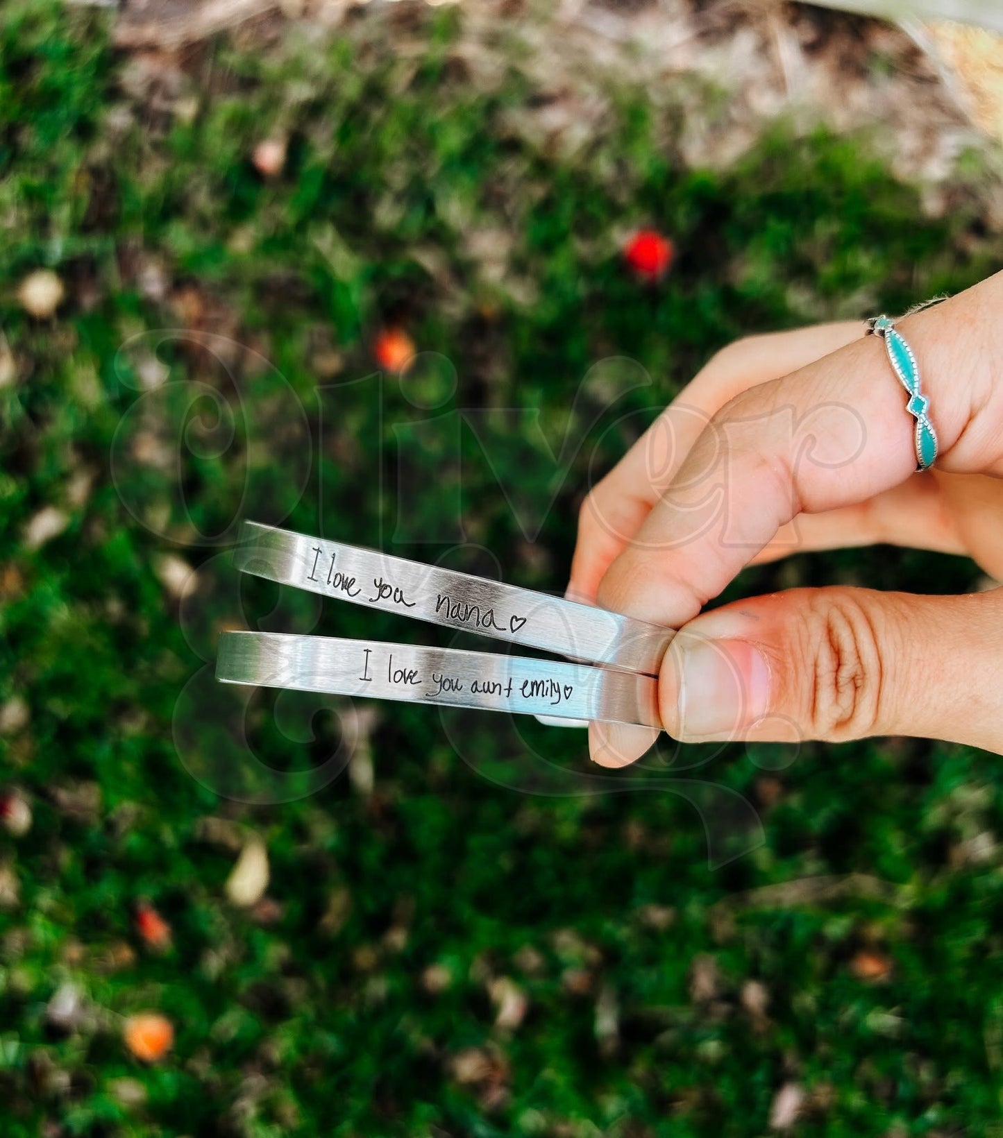 Handwritten Adjustable Bracelet