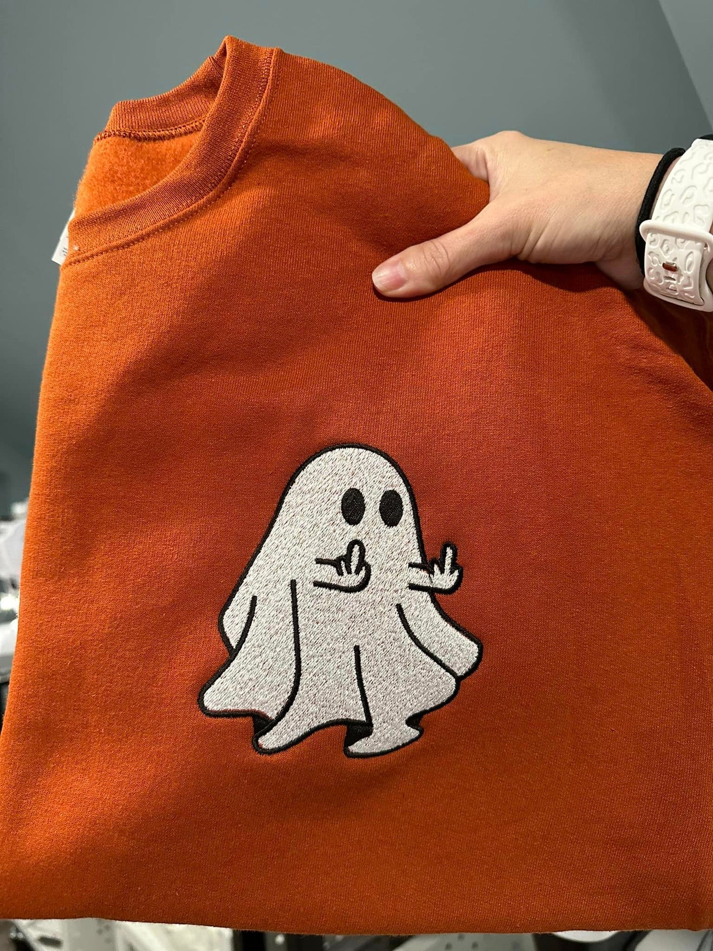 ~Embroidered Preorder~ Spicy Ghost Pocket