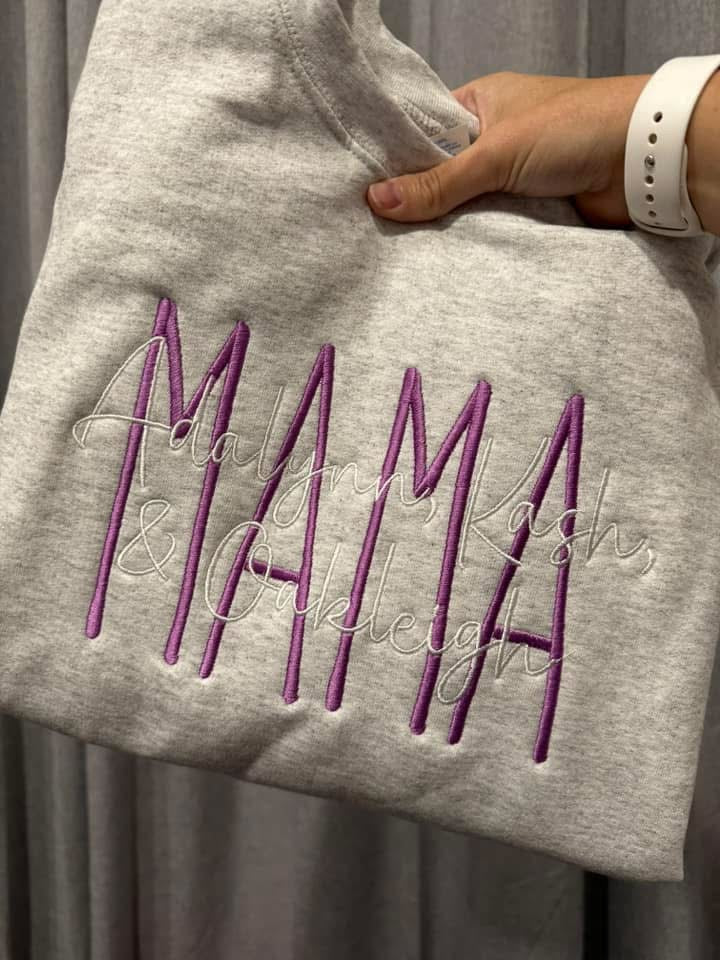 Embroidered - Pre Order --> Double Handwritten Title