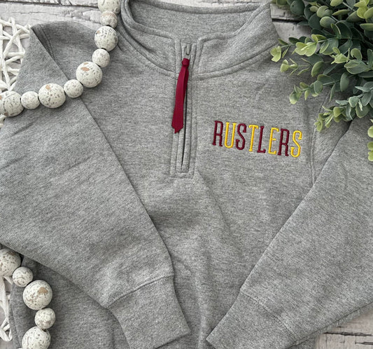 - Embroidered - Pre Order --> 1/4 Zip (Pocket)
