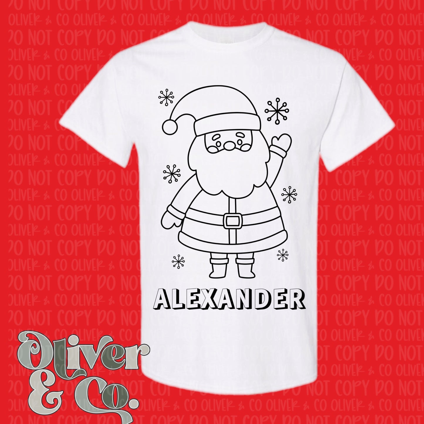 Christmas 2024 - Coloring Shirt - Multiple designs available!