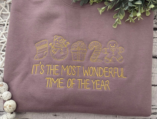 - Embroidered - Pre Order --> Full Front Most Wonderful Time