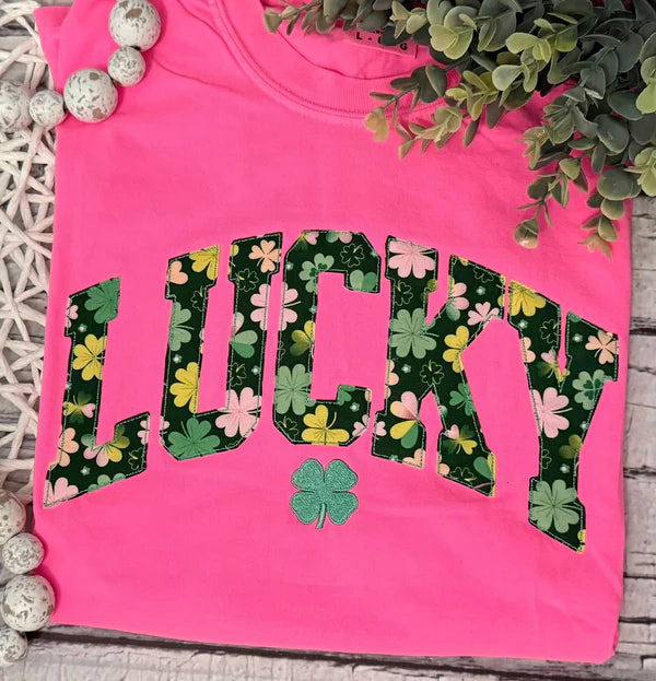 Embroidered - Pre Order --> Title with Clover Print