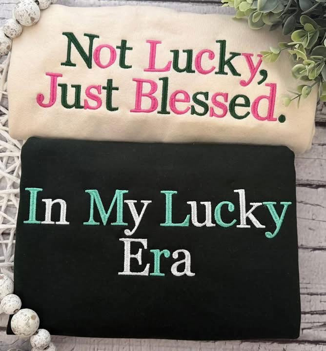 Embroidered - St. Patrick's Day --> Simple Sayings