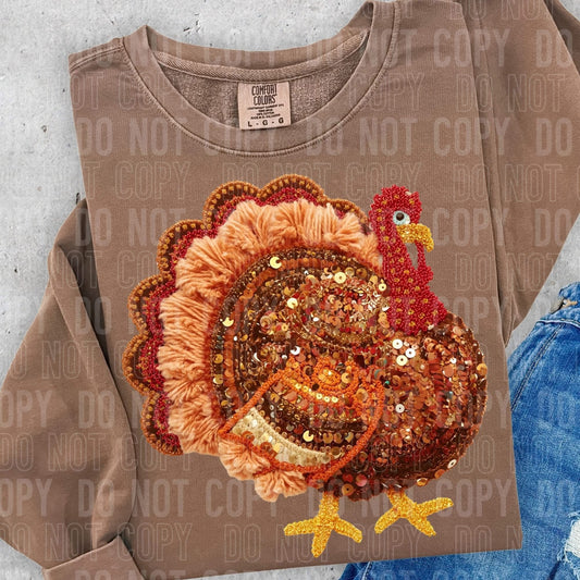 Thanksgiving 2025 - Sequin Turkey
