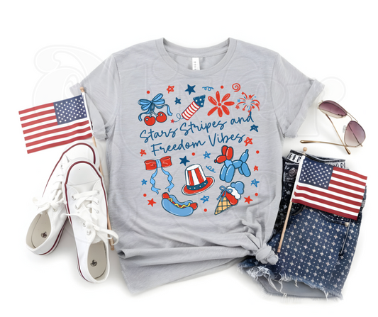 Red, White & Blue -- Stars, Stripes & Freedom Vibes